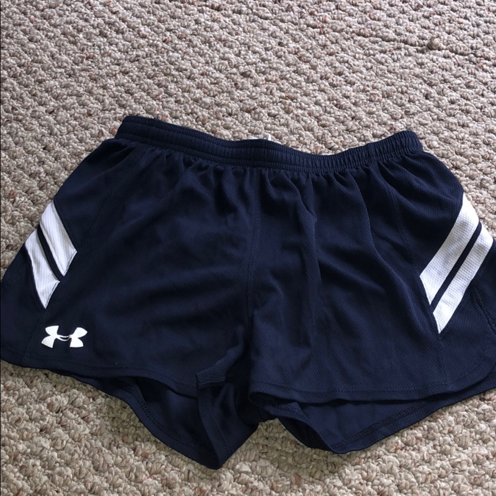 Navy under armor shorts